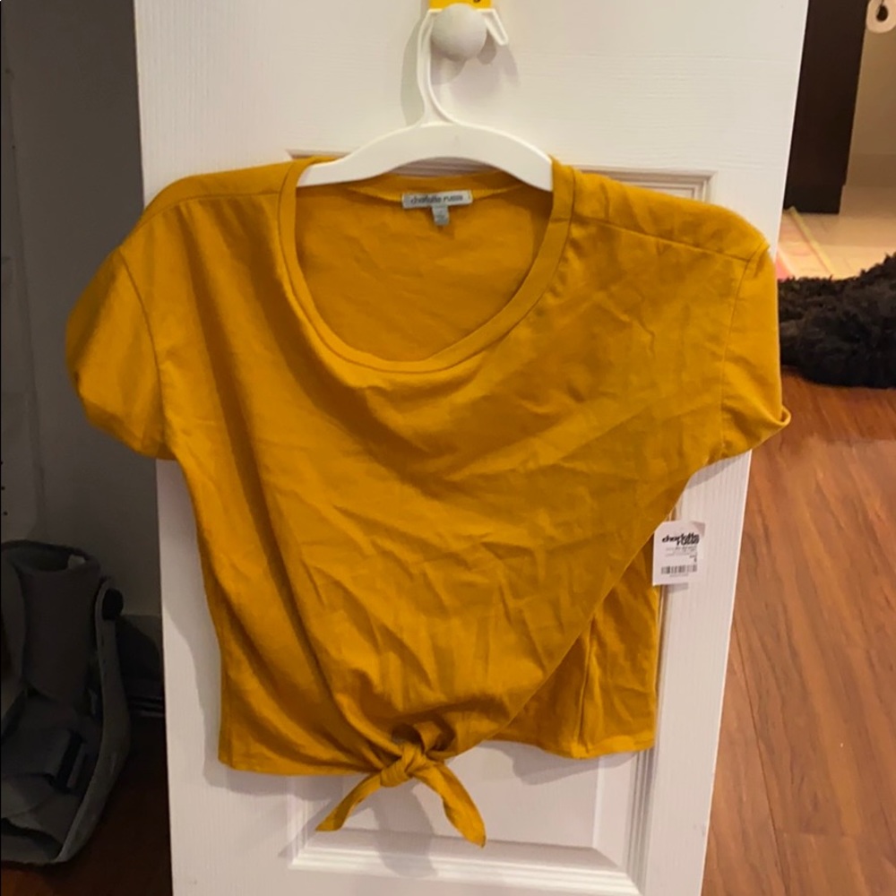 YELLOW TIE SHIRT